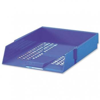 Value Product: Contract Blue Letter Tray (WX10052A, Plastic Construction, Mesh Design)