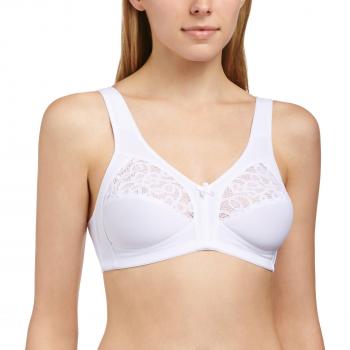 Naturana Léa Soutien-Gorge Grand Maintien sans Armatures Blanc 42D