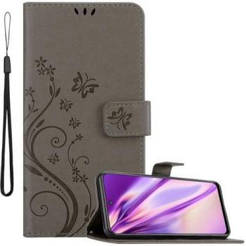 Custodia Cadorabo in Grigio con Motivo Floreale per Xiaomi Poco M3 Pro 5G