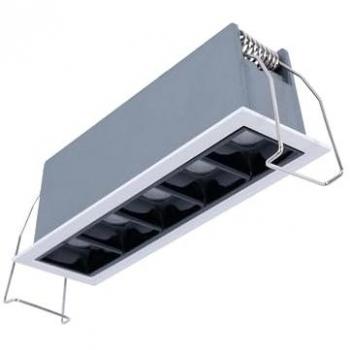 Barca LED Downlight 10W Chip OSRAM UGR18, Blanco