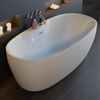 TroniTechnik® Badewanne ANAFI freistehend, 170 x 80 cm
