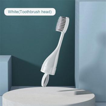 Folding Travel Toothbrush with Integrated Toothpaste