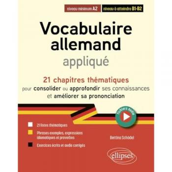 Vocabulaire Allemand A2-B2 avec Fichiers Audio