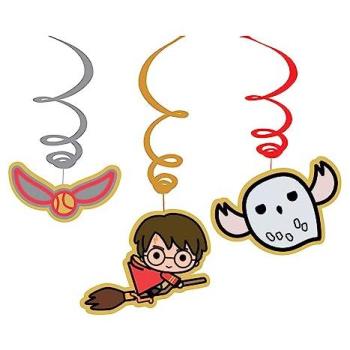 6x Harry Potter Kawaii Hangingen – 60 cm Feestaccessoire