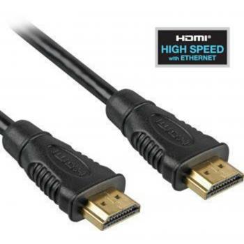 PremiumCord HDMI Kabel 0,5m v1.4 mit Goldkontakten und 3D-Unterstützung