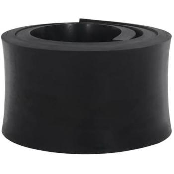 Borde antideslizante de goma en negro para quitanieves – 180×15×2 cm