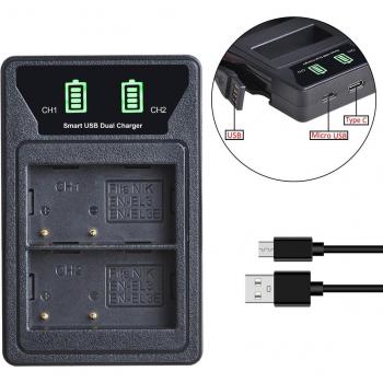Kit de Carga ENEL3e con soporte para D200, D700, D70S