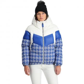 Chaqueta de mujer Eastwood Down Spyder con plumas, color azul