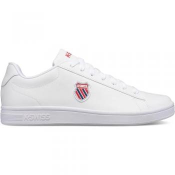 Witte K-Swiss Classic Court Shield Heren Sneakers – Origineel 06599-113