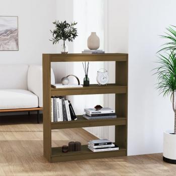 Libreria in Legno Massello di Pino Miele 80x30x103,5 cm