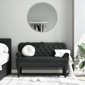 Banc Velours Noir Élégance