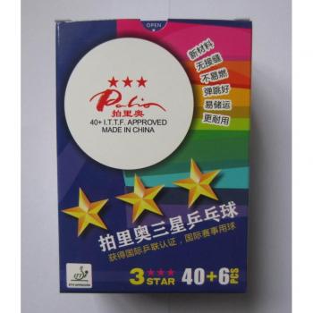 Palio 40+ 3-Star Seamless Table Tennis Balls (12 Balls)