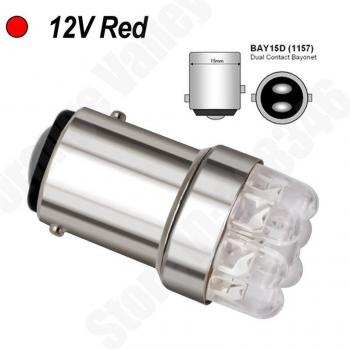 Éclairage voiture 9 LED blanche, 1156 BA15S P21W S25 7506 R5W