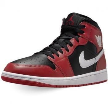 Foot Locker Jordan 1 Mid Black – Men’s Size 8.5 – Leather & Synthetics