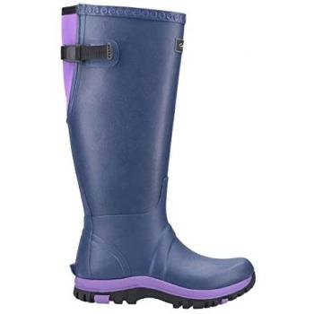 Cotswold Realm Women's Blue Rubber Wellington Boots
