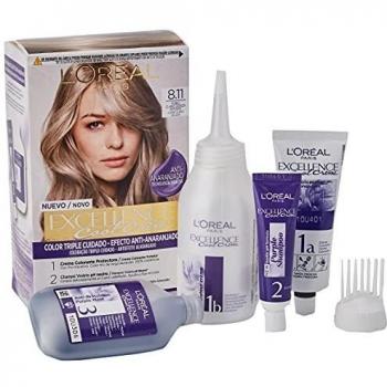 L'Oréal Excellence Tinte 811 Rubio Claro Ceniza 192 ml