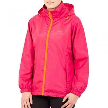 Large Green Lamb Women’s Wind & Waterproof Pink Jacket