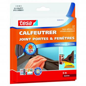 Tesa Étanche-Ports-Fenêtres Comble Moyen – 6 m x 9 mm x 5,5 mm