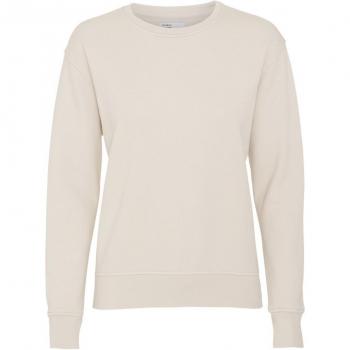 Organic Ivory White Pullover mit Rundhalsausschnitt – Colorful Standard