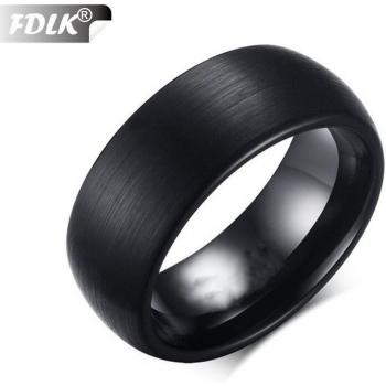 Alliance homme en acier inoxydable mat 8mm