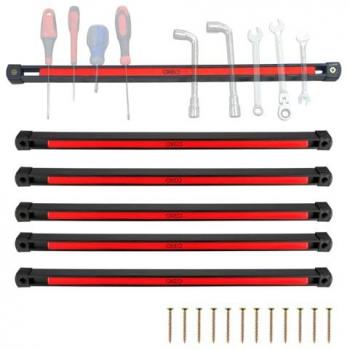 MagBar 45 cm – barre d’accroche murale avec six compartiments en acier