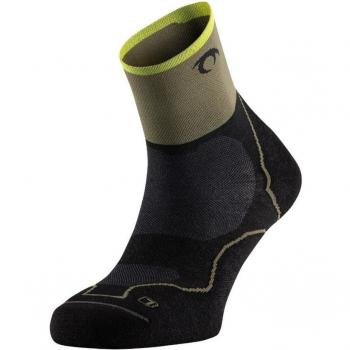 Calcetines de trail Lurbel Desafío Cuatro negro/verde arbusto