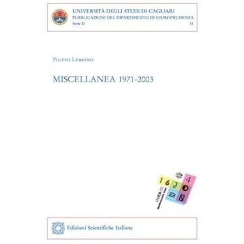 Miscellanea 1971-2003