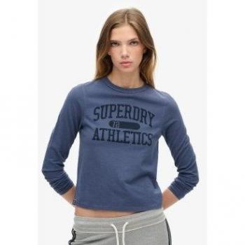 Slim Fit Mariner Navy Long Sleeve Top for Women