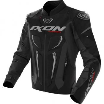 Ixon Cortex Veste textile imperméable à l’eau pour moto Noir Gris taille : 2XL