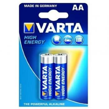 Varta High Energy AA 1.5V Pilas Paquete de 2