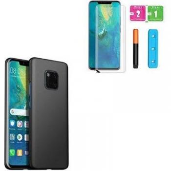 Kit FullProtect: Vidrio UV Nano Curvado + Funda Negra ThinPlume