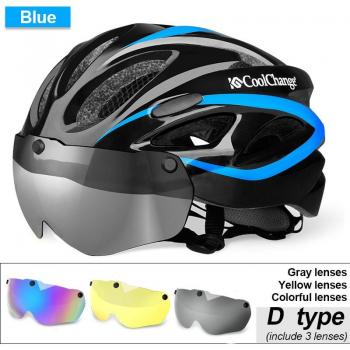 Protector CoolChange para Bicicleta Casco EPS, Defensa contra Mosquitos, Anti-Viento Moldeado Total