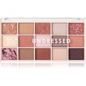 MUA Makeup Academy Undressed Lidschattenpalette 15 Farbtöne 12 g
