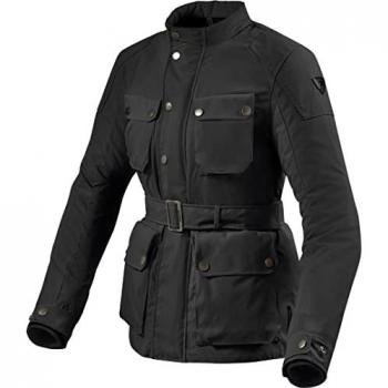 Giacca Moto Donna Rev'it Livingstone Nero Taglia L