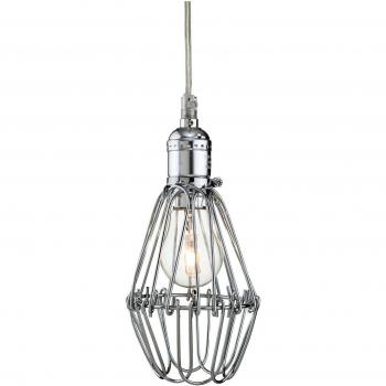 Arcade 1 Light Ceiling Pendant Chrome