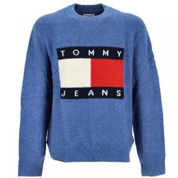 MAGLIONE GIROCOLLO MELANGE FLAG