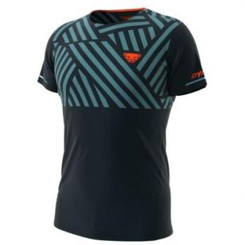 T-shirt de trail DYNAFIT GRAPHIC (storm blue RAZZLE DAZZLE) Homme
