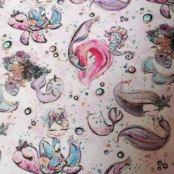 Tela infantil de patchwork 50x140 cm