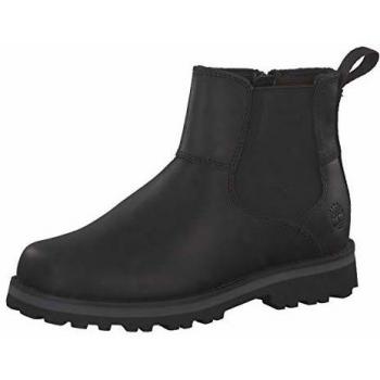 Timberland Courma Kid Chelsea Noir, Cuir Pleine Fleur, 33 EU
