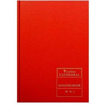 Collins Cathedral Analysis Book Cash Columns 96 Pages 69/16.1 811116/2