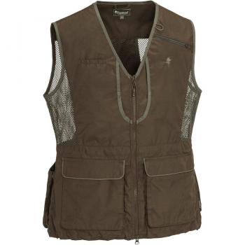 Gilet da donna Pinewood Sports 2.0 in suede marrone/D.Olive XXL