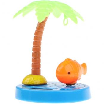 Cute Solar-Powered Coconut Palm Bobble
