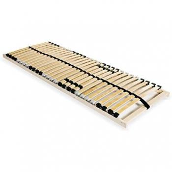 Sommier à lattes VidaXL avec 28 lattes et 7 zones de soutien