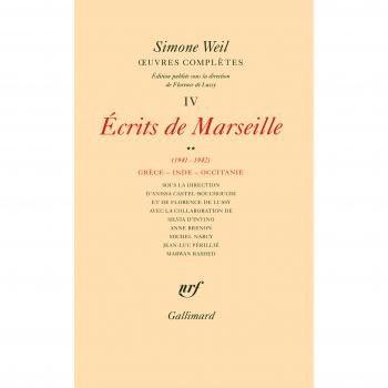 OEUVRES COMPLETES: VOLUME 4-2 ECRITS DE MARSEILLE