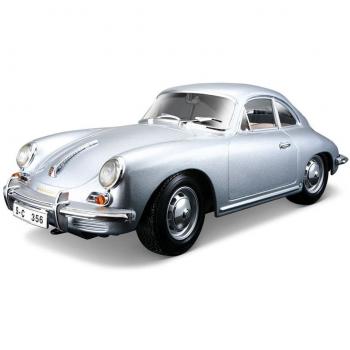 Porsche 356B Coupé (1961) – Bburago 12026S (Silber), 1:18 Modellauto