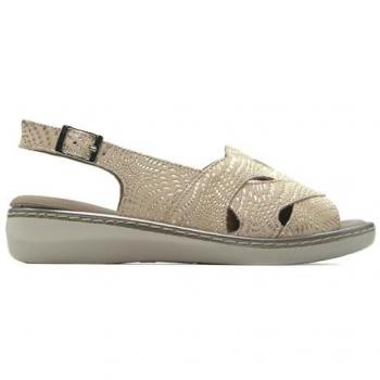 Sandalia de Piel PITILLOS con Hebilla para Mujer