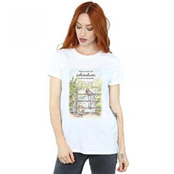 Whimsical Pooh Adventure Women's T‑Shirt (White)