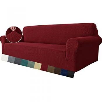 Housse de canapé extensible 3 places Jacquard