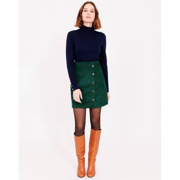 Falda corta de micro pana para mujer Naf Naf