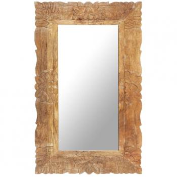 Vidaxl 80x50 cm Solid Mango Wood Mirror